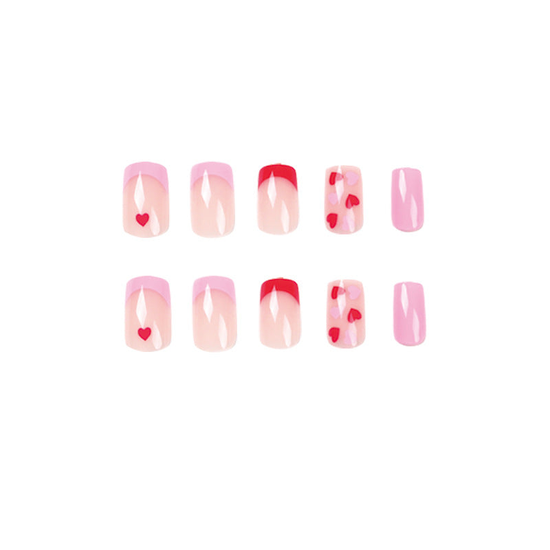 Artistic Nail Art with Heart Designs Bowlift