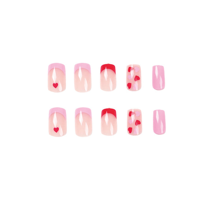 Artistic Nail Art with Heart Designs Bowlift