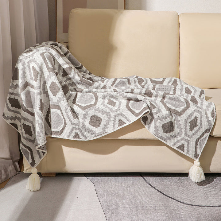 Women's Patterned Throw Blanket Bowlift