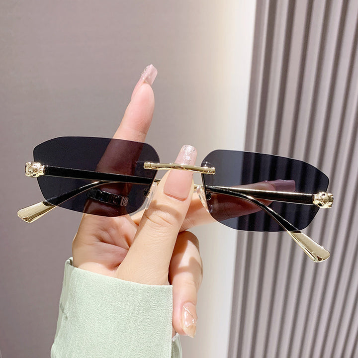 Women elegant half-frame sunglasses Bowlift