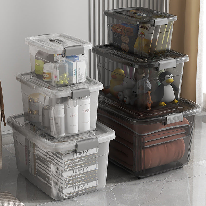 Women Multifunctional Storage Box with Wheels and Easy Access Bowlift
