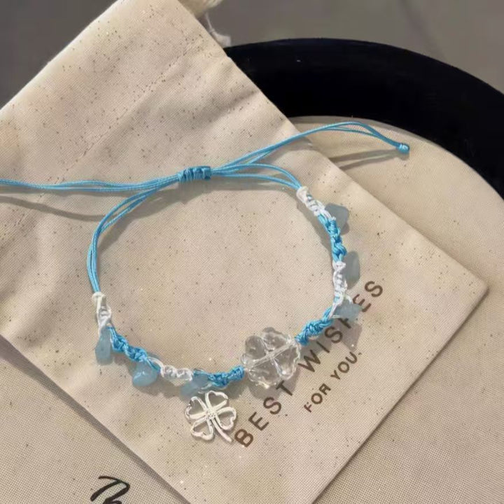 Handmade Floral Charm Bracelet Bowlift