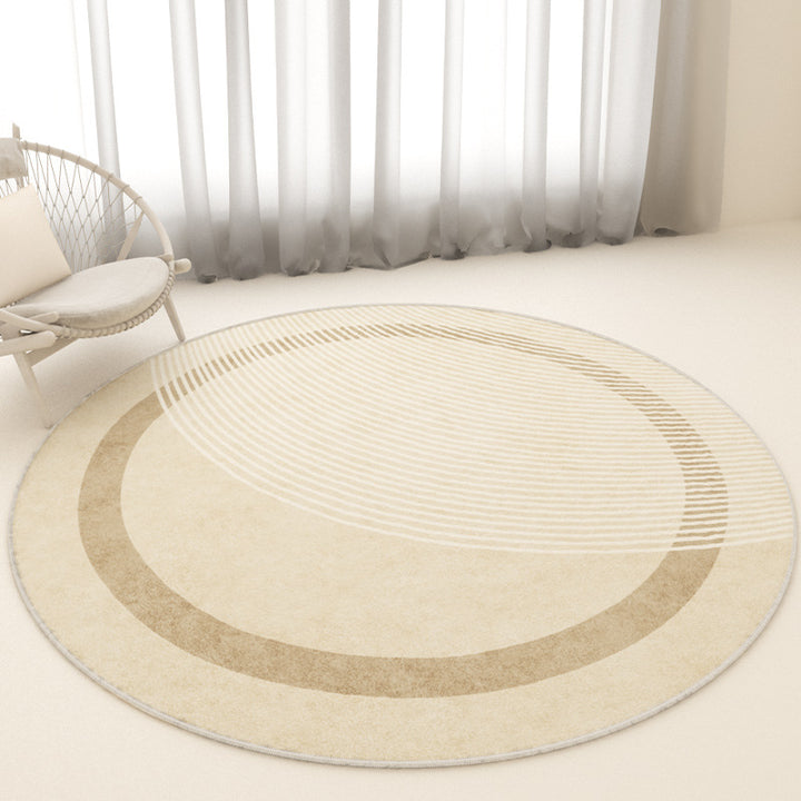 Floral Pattern Round Area Rug