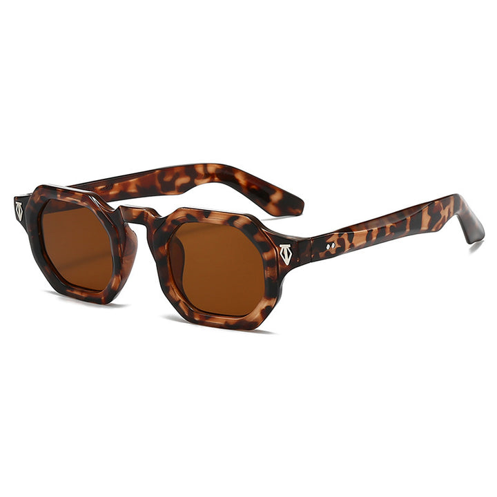 Modern Octagonal Frame Sunglasses Bowlift