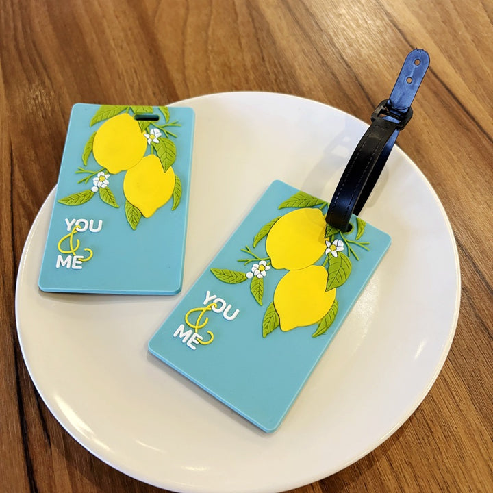 Fun Fruit-Themed Luggage Tag Bowlift