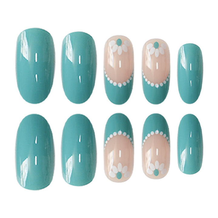 Elegant Floral Accent Nail Art Set Bowlift