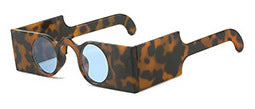 Avant-Garde Angular Frame Sunglasses Bowlift