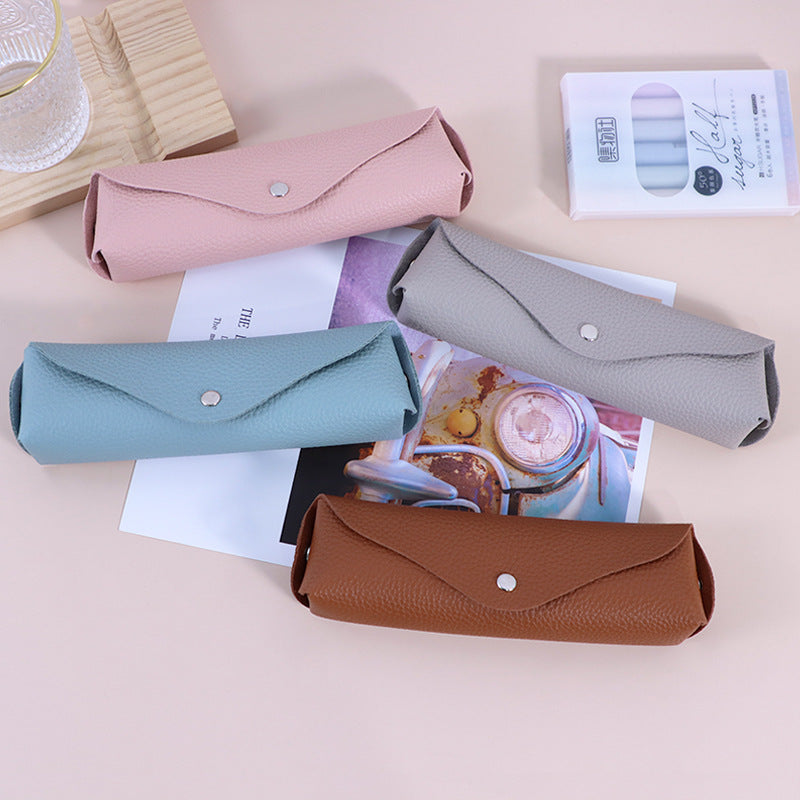 Premium Leather Pencil Pouch Bowlift