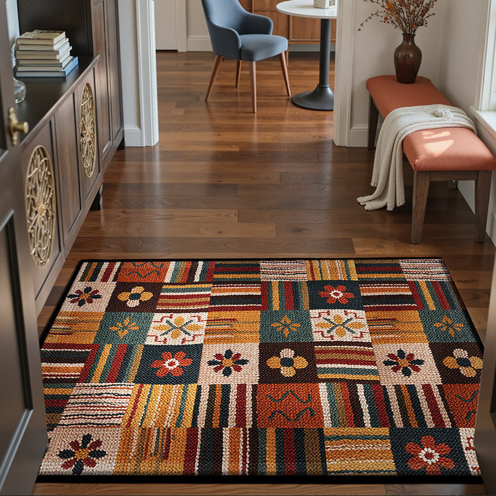 Bohemian Geometric Area Rug Bowlift
