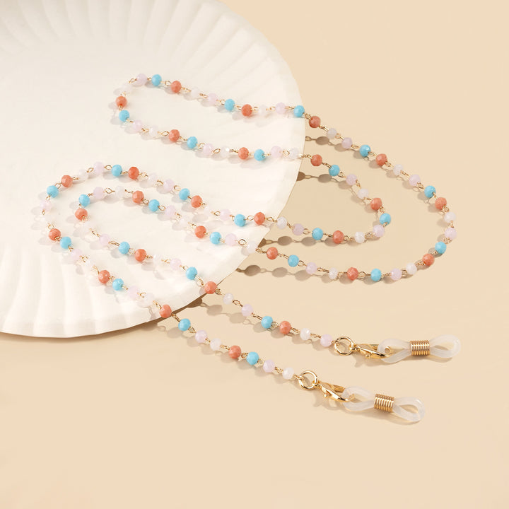 Artistic Beaded Eyewear Chain Bowlift