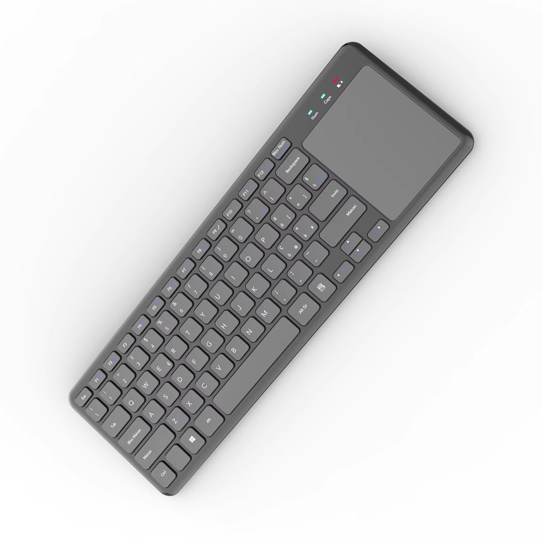 Ultra-Slim Wireless Keyboard with Touchpad Bowlift