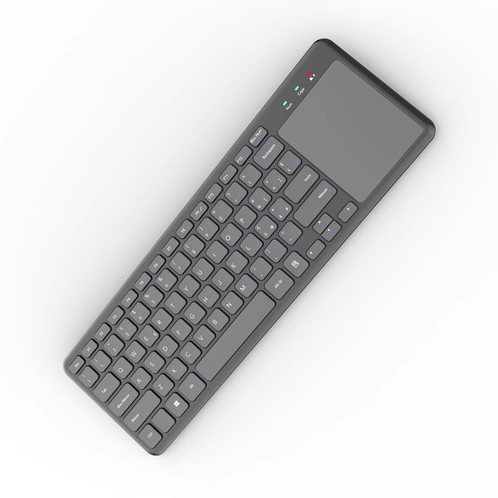 Ultra-Slim Wireless Keyboard with Touchpad Bowlift