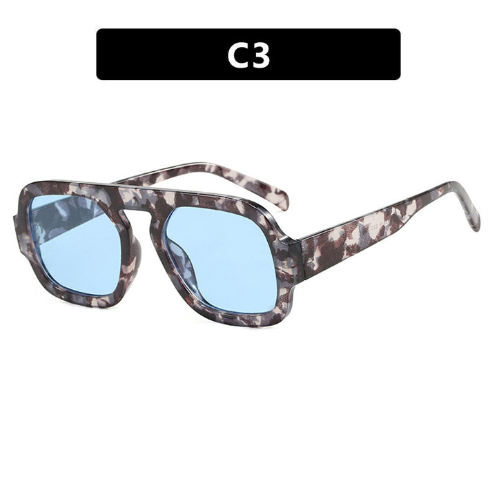 Women's modern oversized sunglasses in angular design Bowlift