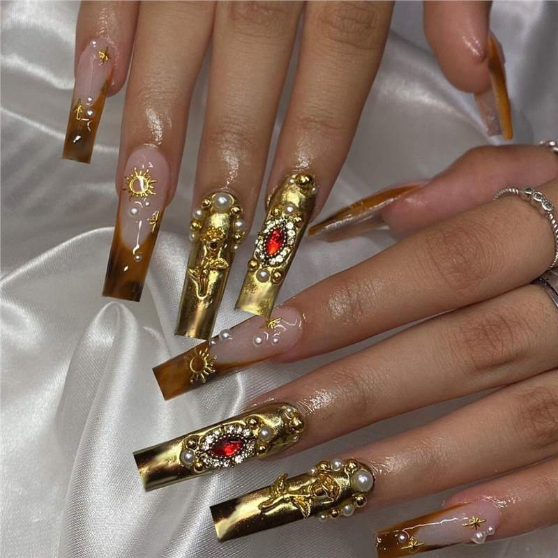 Artistic Luxury Press-On Nails Bowlift