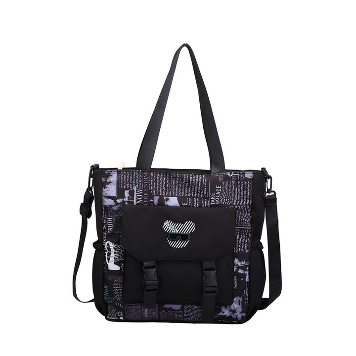 Modern Canvas Shoulder Bag Bowlift