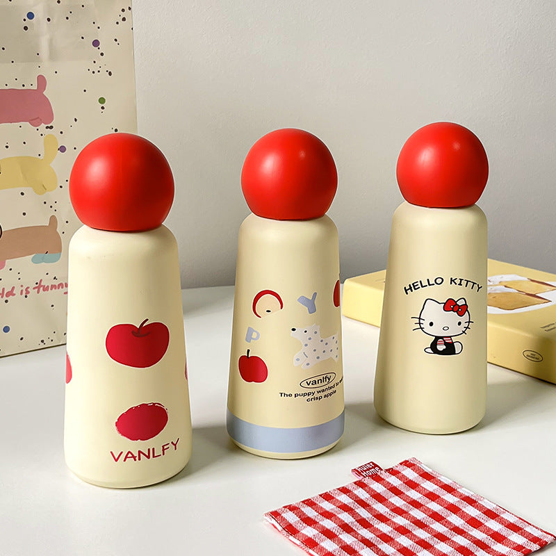 Ladies drink column with fruity apple motif Bowlift