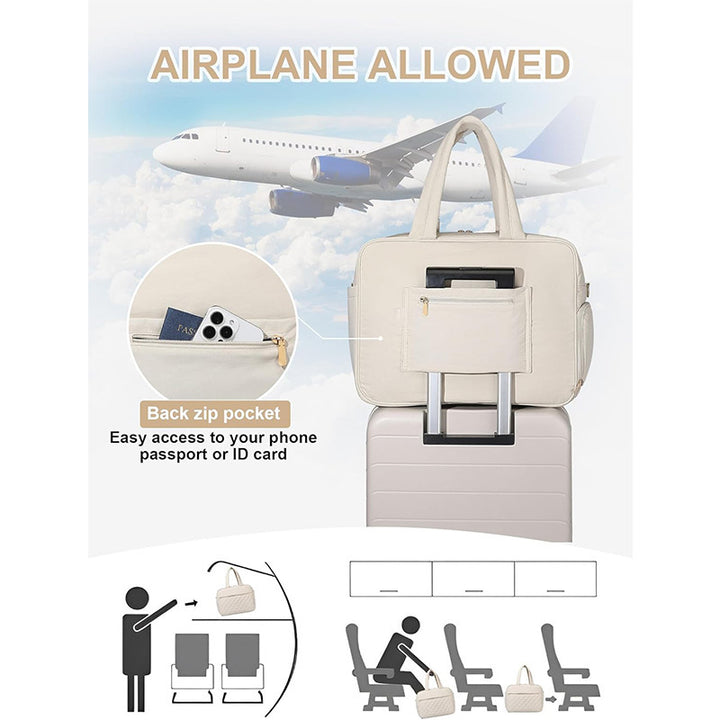 Multifunctional sports and travel bag with separate shoe and cosmetic pouch Bowlift