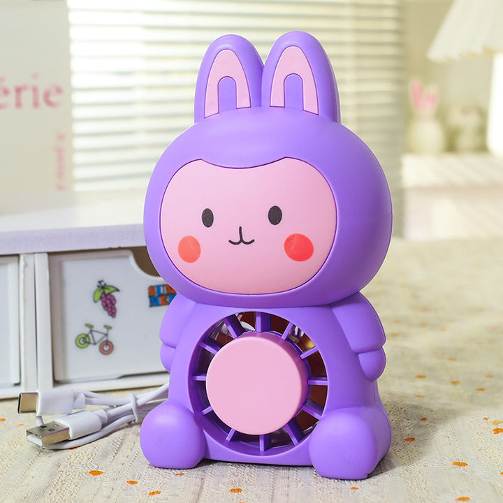 Ladies Portable Mini Fan in Cute Animal Design Bowlift