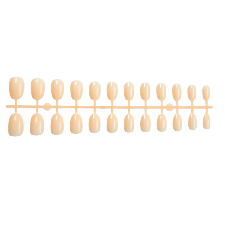 Premium Press-On Nail Set with Natural Finish Bowlift