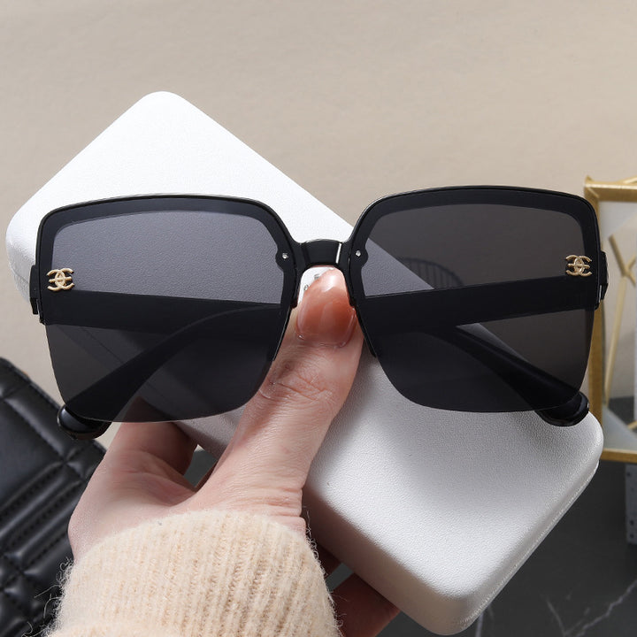 Women's oversized square sunglasses with high-quality lenses Bowlift