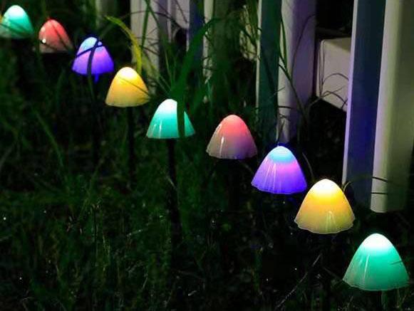 BowLift | Outdoor Solar LED Mushroom Lights Patio String Lights