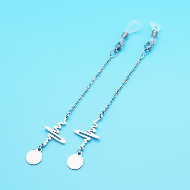 Stylish Heartbeat Design Dangle Earrings Bowlift