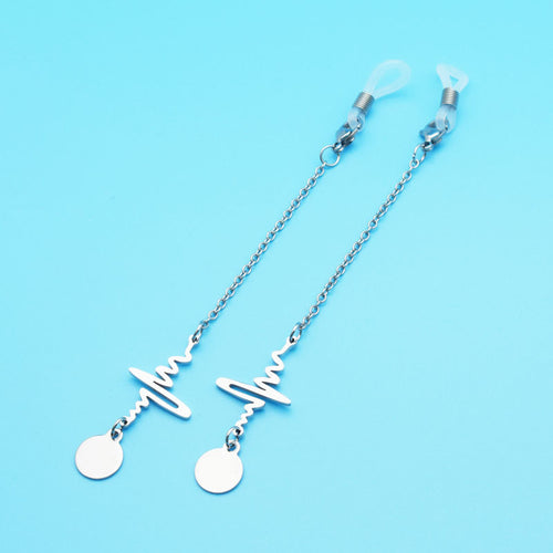 Stylish Heartbeat Design Dangle Earrings Bowlift