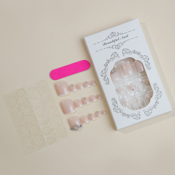 Nail art set with elegant glitter accents Bowlift