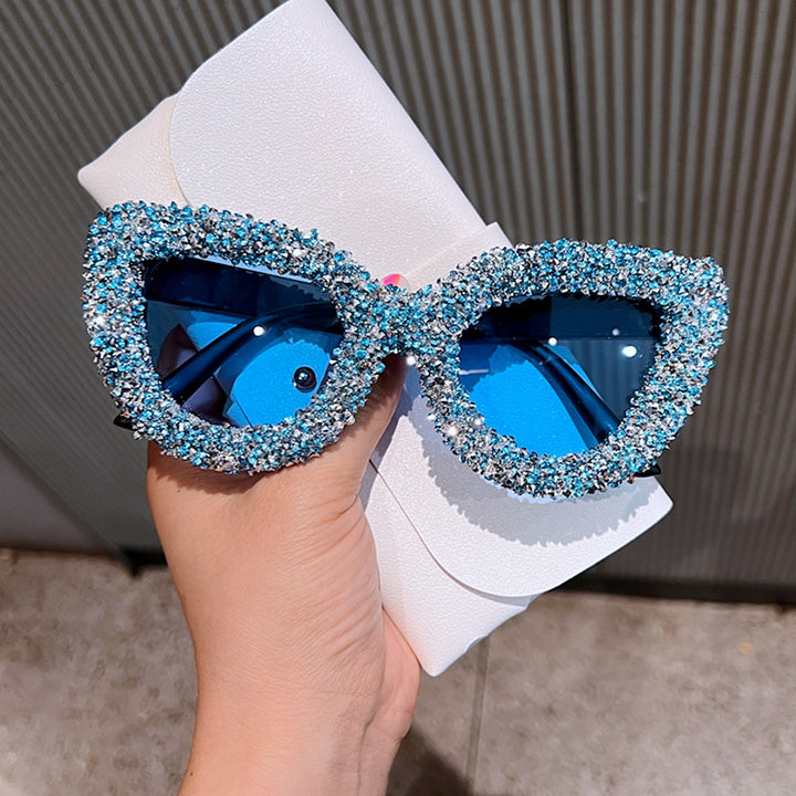 Ladies Designer Sunglasses with Rhinestone Details Bowlift