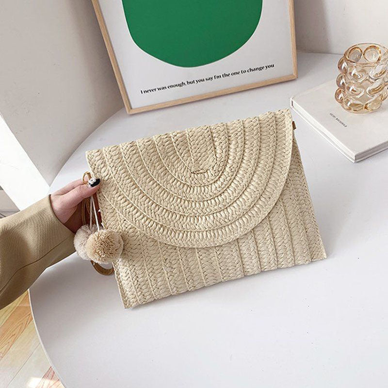 Stylish and Handmade Clutch Bag Made of Natural Material Bowlift