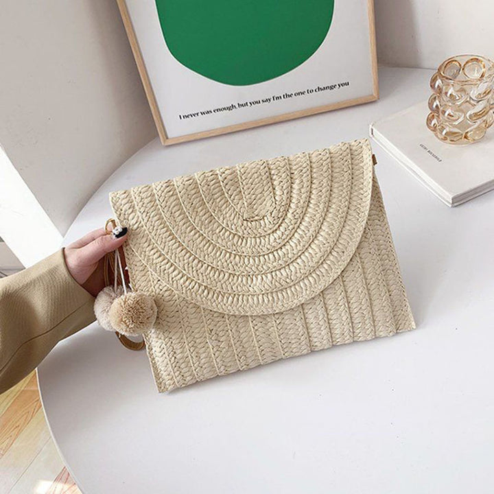 Stylish and Handmade Clutch Bag Made of Natural Material Bowlift