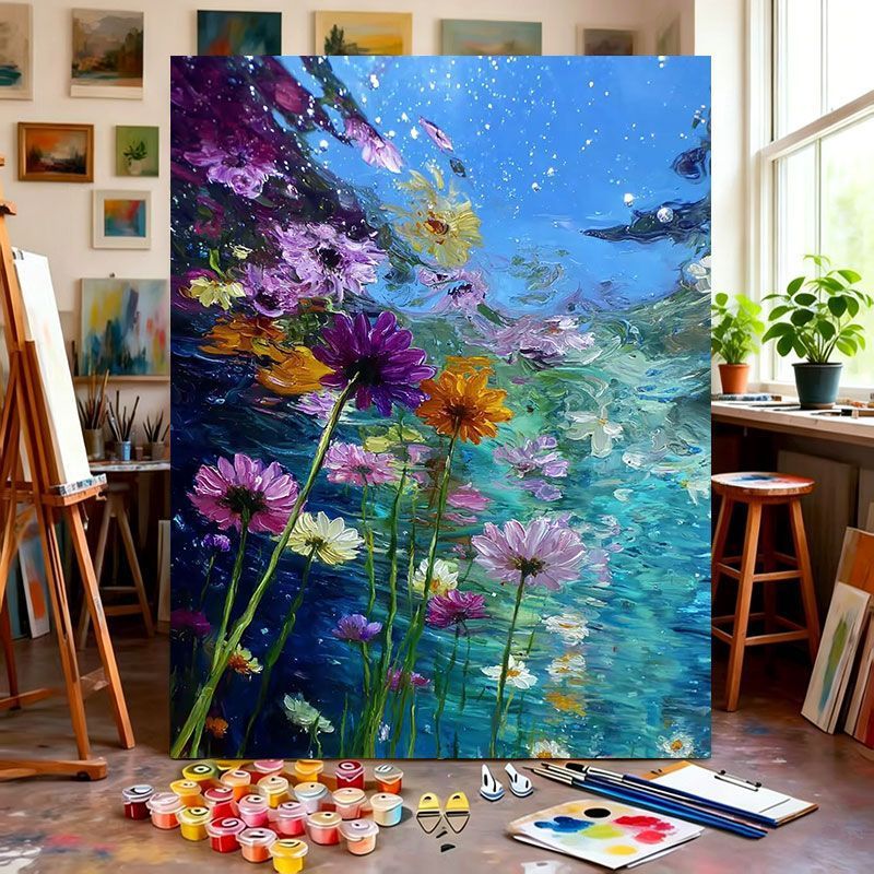 Floral Art Canvas Bowlift