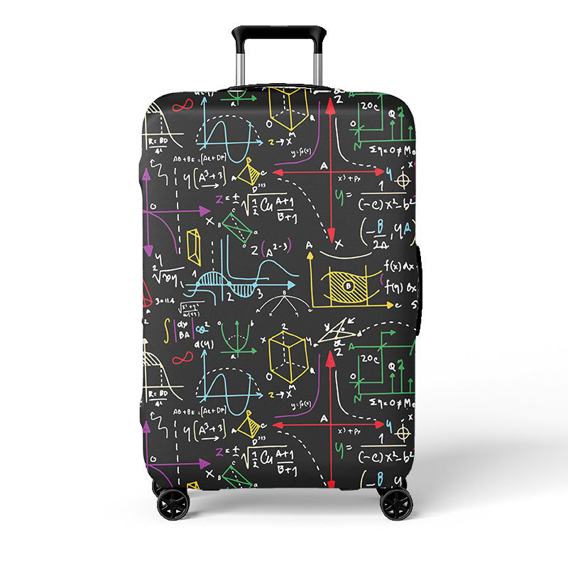 Unisex Suitcase Cover with Colorful City Design Bowlift