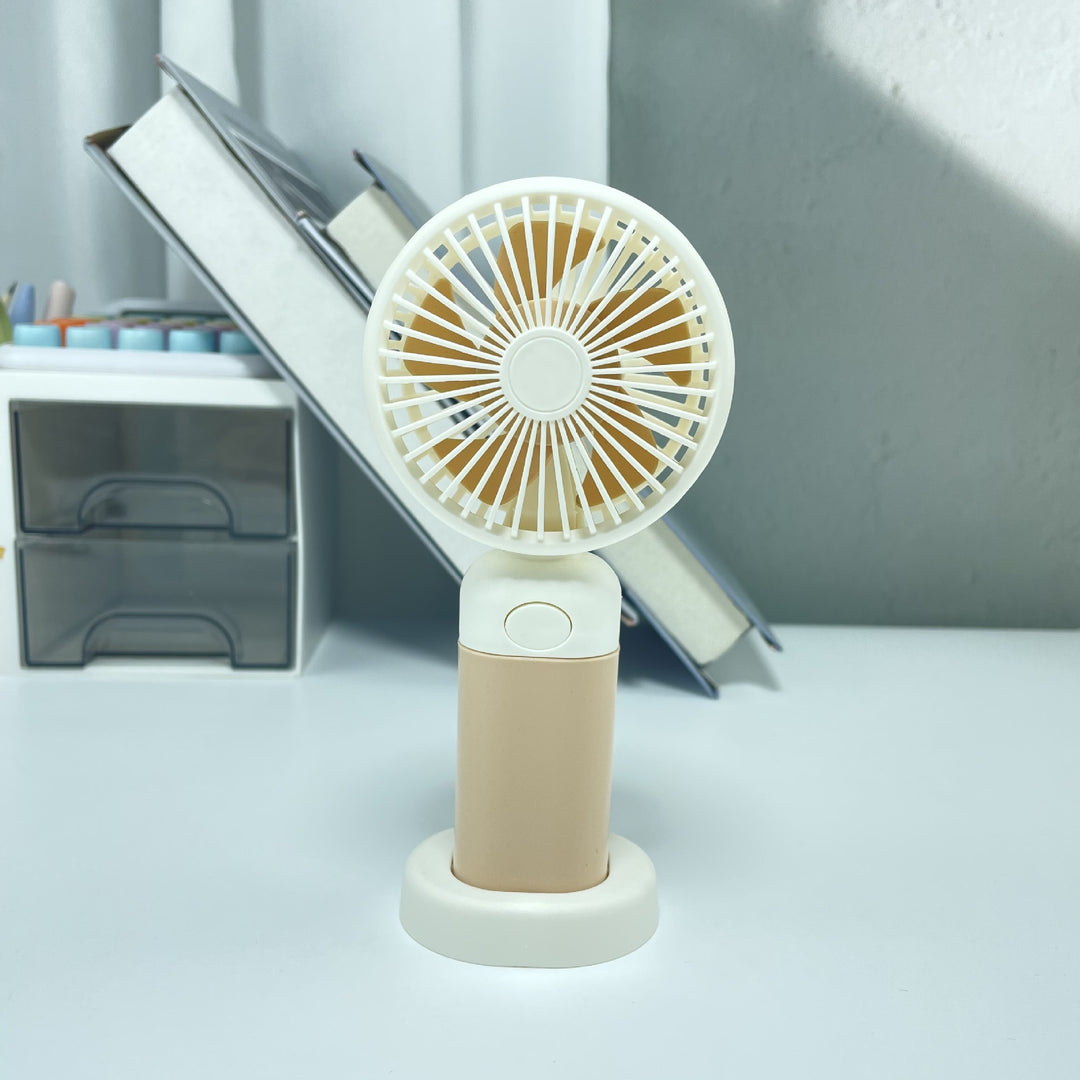 Women's Portable Table Fan with USB Connection and Flexible Tilt Angle Bowlift