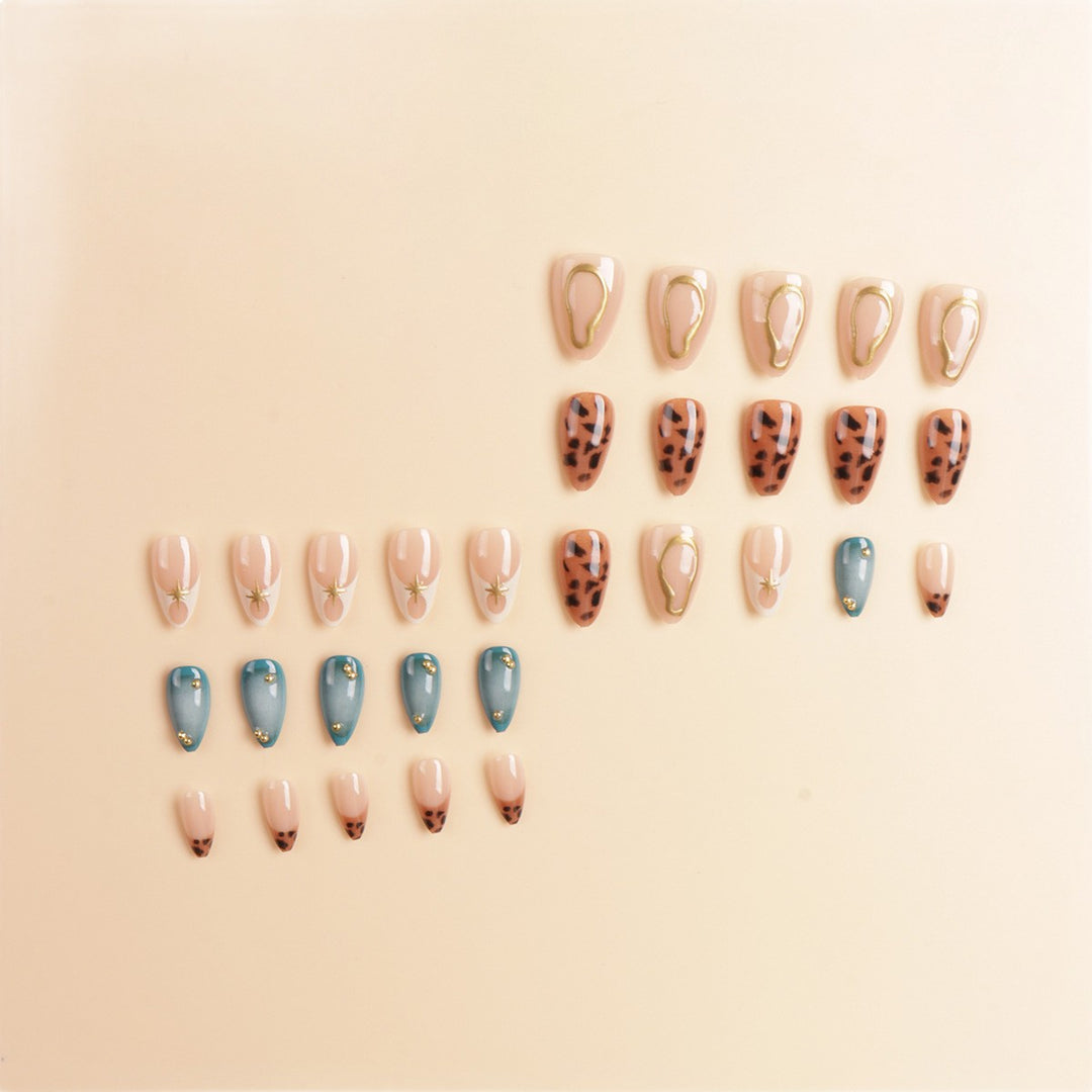 Artistic Press-On Nail Extensions Bowlift