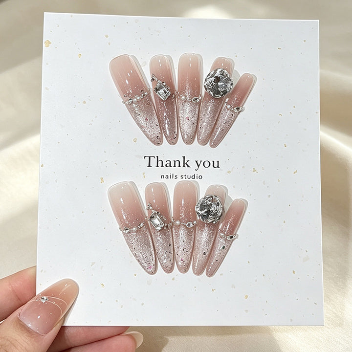 Elegant Press-On Nails Bowlift