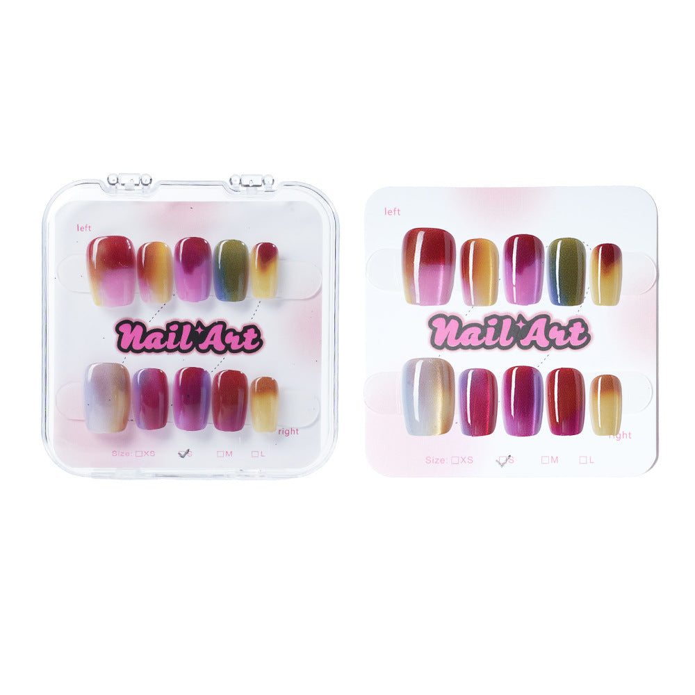Ombre Gradient Press-On Nail Set Bowlift