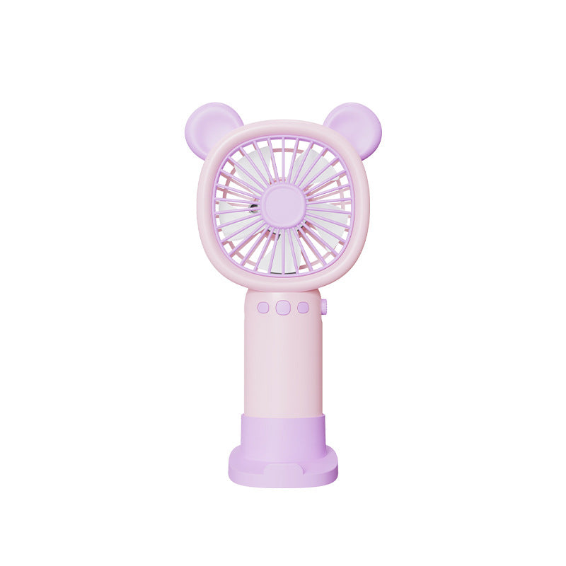 Ladies Portable Hand Fan Bowlift