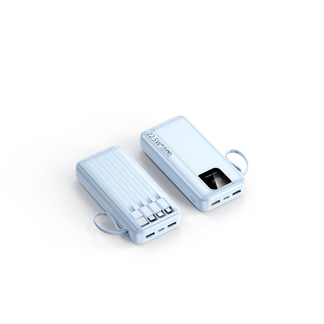 Portable power bank with multifunctional charging connector Bowlift
