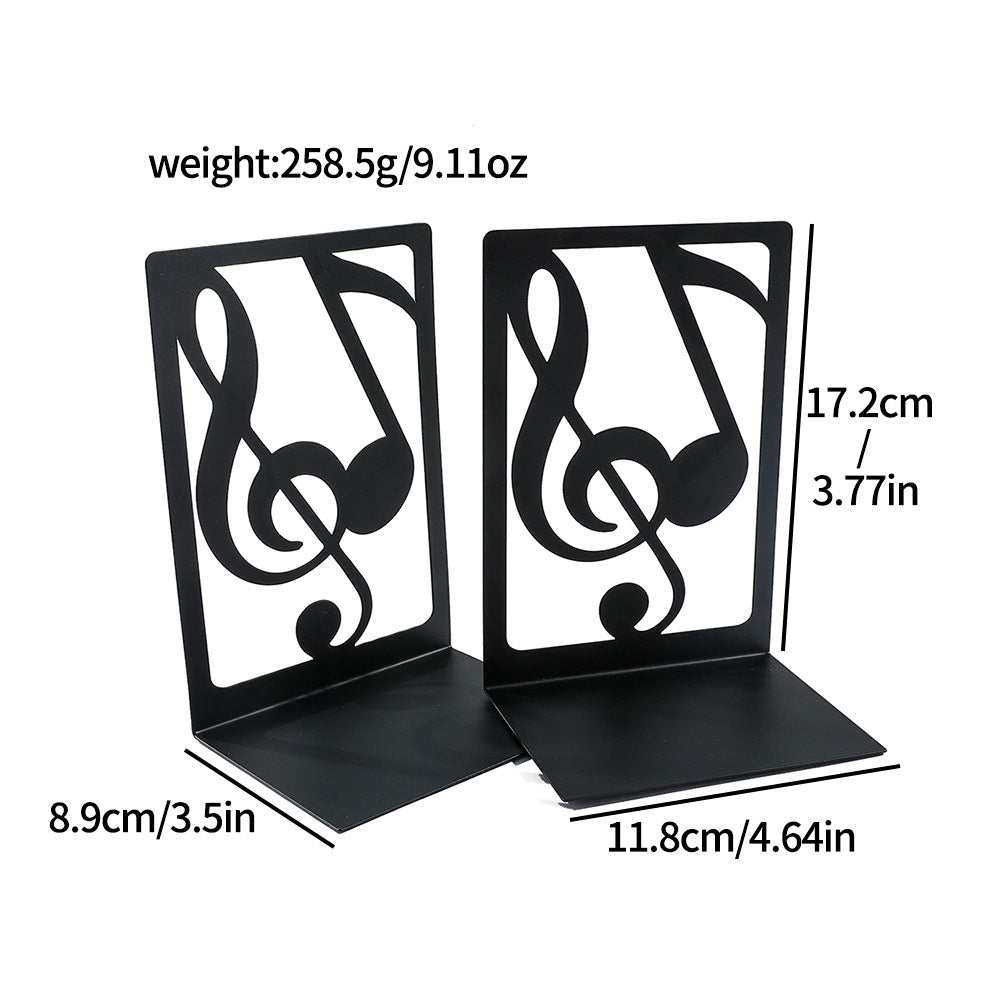 Musical Note Themed Bookends