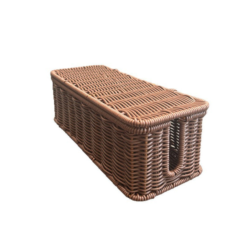 Rectangular Woven Storage Organizer Bowlift