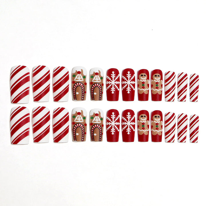 Creative nail art set with festive Christmas design Bowlift
