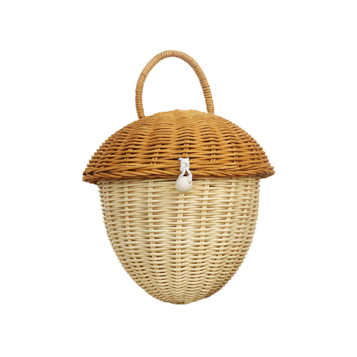 Playful storage basket in acorn design Bowlift
