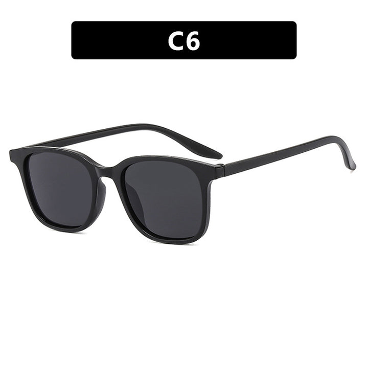 Women's trendy square sunglasses with polarized lenses Bowlift