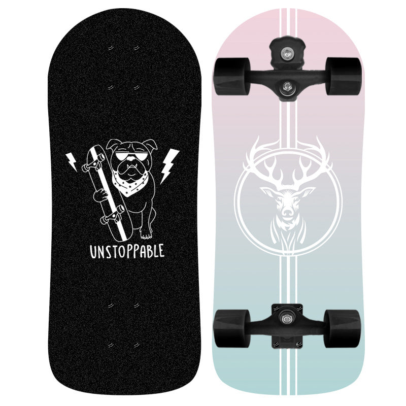 Unicorn-Themed Graphic Skateboard Bowlift