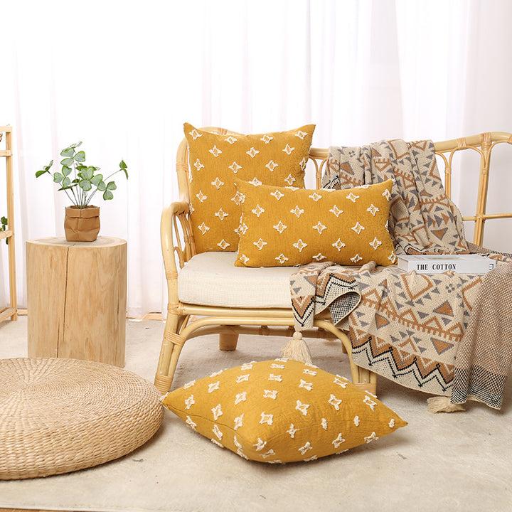 Artistically Embroidered Cushion