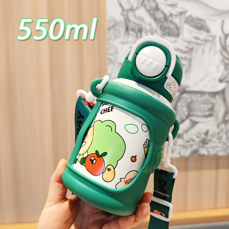 Women’s creative drinking bottle with stable silicone cover Bowlift