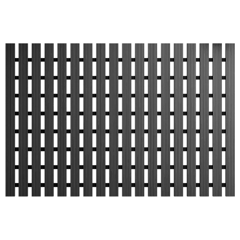 Slatted Bamboo Bathroom Mat Bowlift