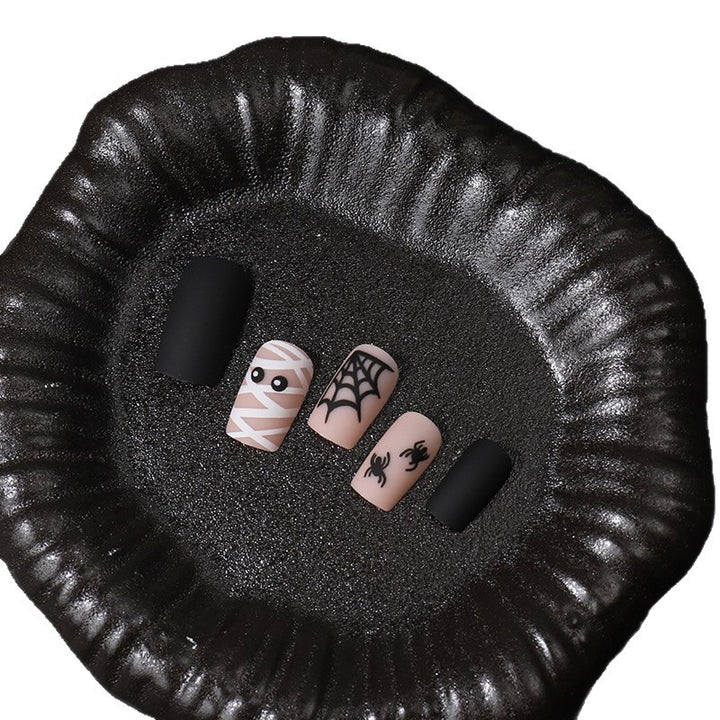 Halloween Themed Press-On Nail Art Set Bowlift