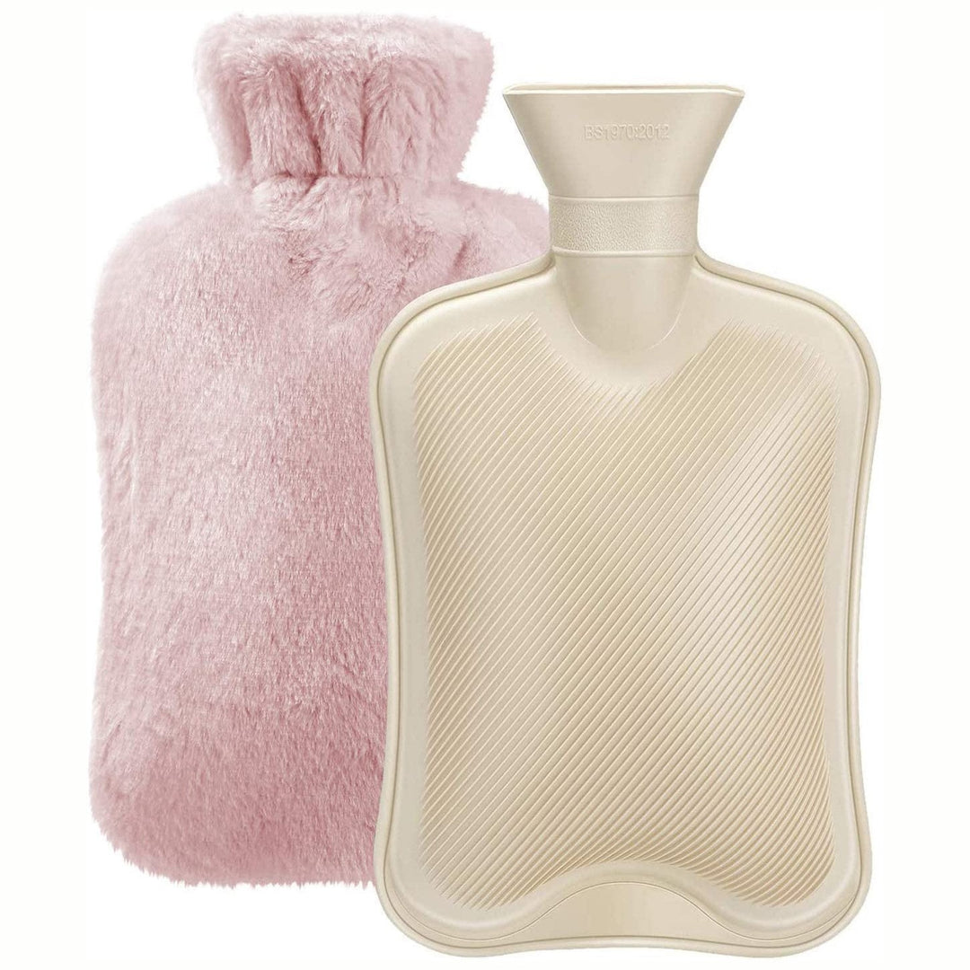 Plush Hot Water Bottle with Cover Bowlift